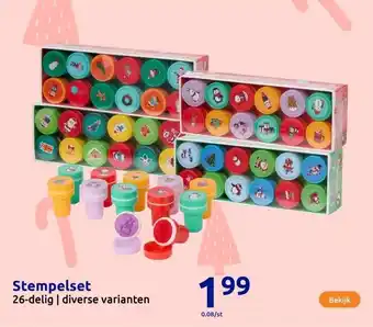 Action Stempelset aanbieding