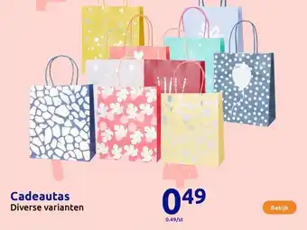 Action Cadeautas aanbieding