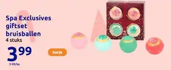 Action Spa Exclusives giftset bruisballen aanbieding