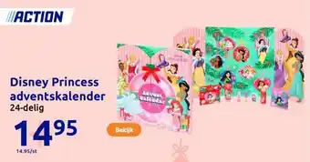 Action Disney Princess adventskalender aanbieding