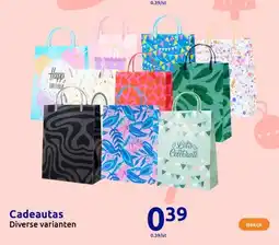 Action Cadeautas aanbieding
