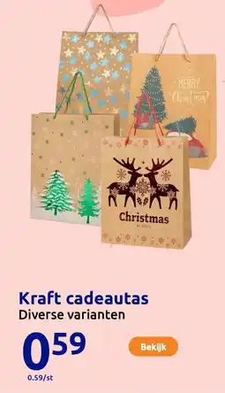 Action Kraft cadeautas aanbieding
