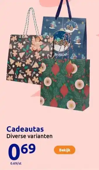 Action Cadeautas aanbieding