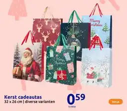 Action Kerst cadeautas aanbieding
