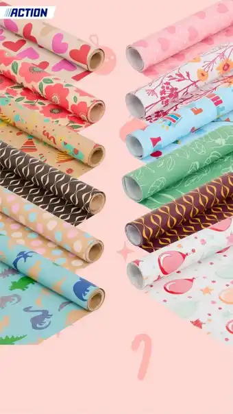 Action Kids inpakpapier aanbieding
