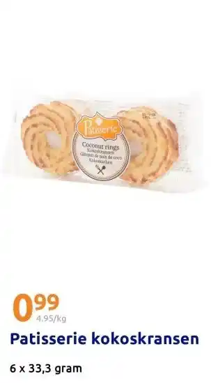 Action Patisserie kokoskransen aanbieding