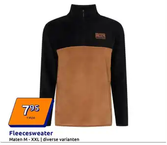 Action Fleecesweater aanbieding
