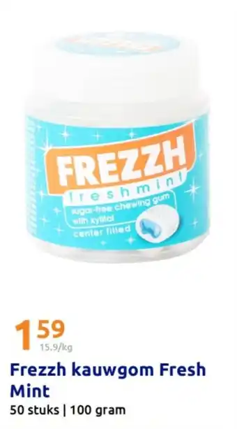 Action Frezzh kauwgom Fresh Mint aanbieding