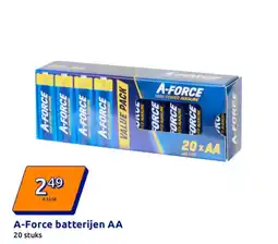 Action A-Force batterijen AA aanbieding