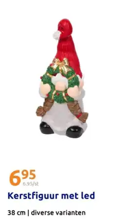 Action Kerstfiguur met led aanbieding