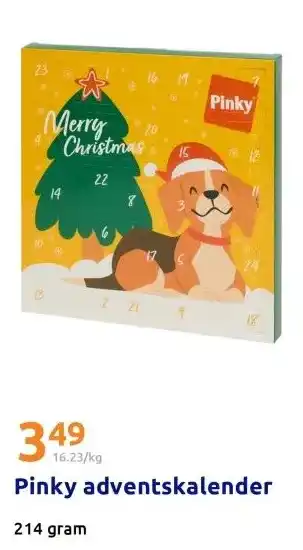 Action Pinky adventskalender aanbieding