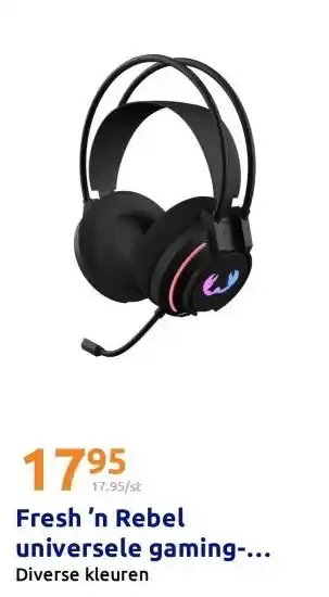 Action Fresh ’n Rebel universele gaming-headset aanbieding