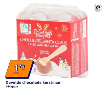 Action Gevulde chocolade kerstman aanbieding