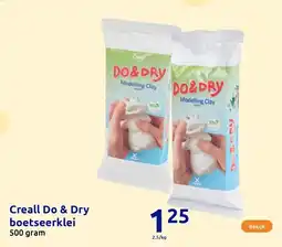 Action Creall Do & Dry boetseerklei aanbieding