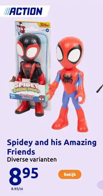 Action Spidey and his Amazing Friends aanbieding