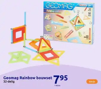 Action Geomag Rainbow bouwset aanbieding