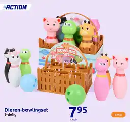 Action Dieren-bowlingset aanbieding