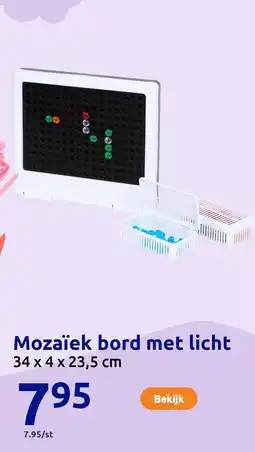 Action Mozaïek bord met licht aanbieding