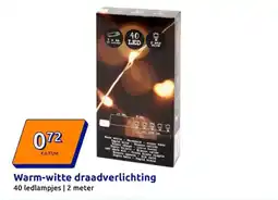 Action Warm-witte draadverlichting aanbieding