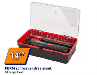Action Ferm schroevendraaierset aanbieding