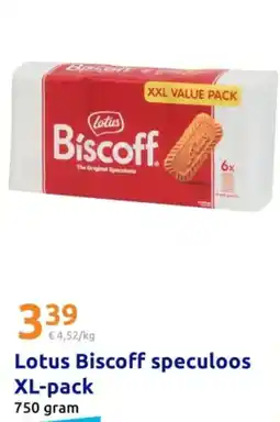 Action Lotus Biscoff speculoos XL-pack aanbieding