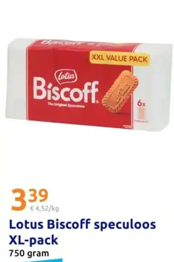 Action Lotus Biscoff speculoos XL-pack aanbieding