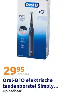 Action Oral-B iO elektrische tandenborstel Simply aanbieding