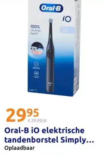 Action Oral-B iO elektrische tandenborstel Simply aanbieding