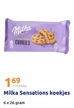 Action Milka Sensations koekjes aanbieding