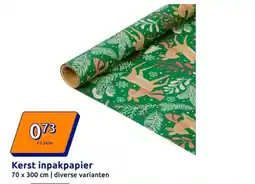 Action Kerst inpakpapier aanbieding