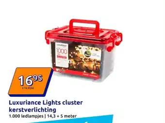 Action Luxuriance Lights cluster kerstverlichting aanbieding