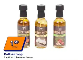 Action Koffiesiroop aanbieding