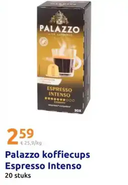 Action Palazzo koffiecups Espresso Intenso aanbieding