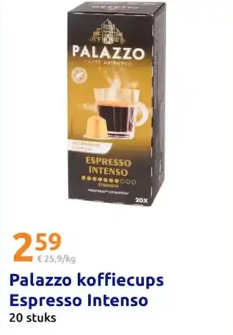 Action Palazzo koffiecups Espresso Intenso aanbieding