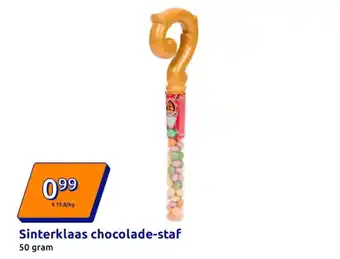 Action Sinterklaas chocolade-staf aanbieding