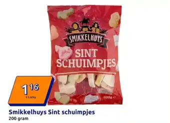 Action Smikkelhuys Sint schuimpjes aanbieding