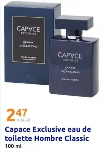 Action Capace Exclusive eau de toilette Hombre Classic aanbieding