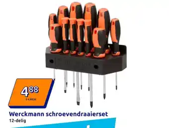 Action Werckmann schroevendraaierset aanbieding