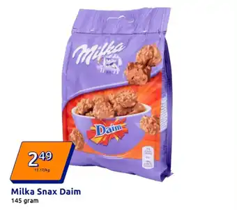 Action Milka Snax Daim aanbieding