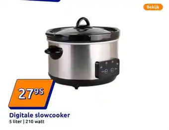 Action Digitale slowcooker aanbieding