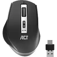 Bol.com ACT Draadloze Muis | Multi Connect | 600 - 2400 dpi | Zwart AC5145 aanbieding