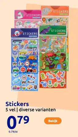 Action Stickers aanbieding