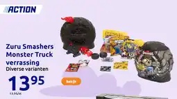 Action Zuru Smashers Monster Truck verrassing aanbieding