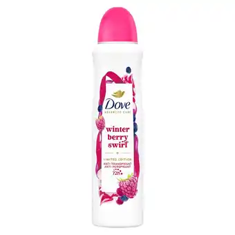 Kruidvat Dove Advanced Care Winter Berry Swirl Antitranspirant Spray aanbieding