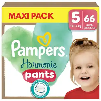 Kruidvat Pampers Harmonie Pants Maat 5 Luierbroekjes aanbieding