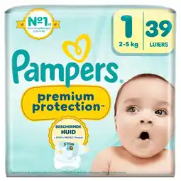 Kruidvat Pampers Premium Protection Maat 1 Luiers aanbieding