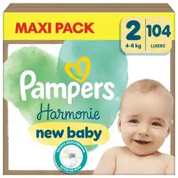 Kruidvat Pampers Harmonie Maat 2 Luiers aanbieding