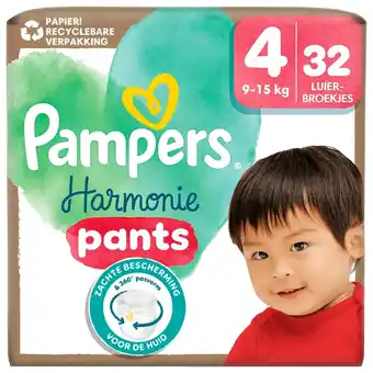 Kruidvat Pampers Harmonie Maat 4 Luierbroekjes aanbieding