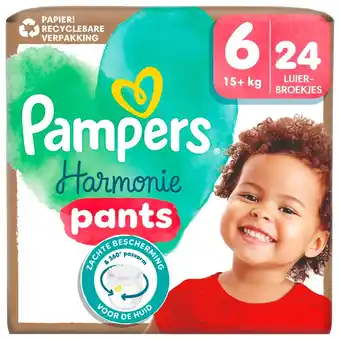 Kruidvat Pampers Harmonie Maat 6 Luierbroekjes aanbieding