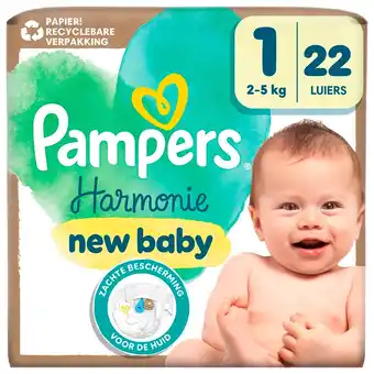 Kruidvat Pampers Harmonie Maat 1 Luiers aanbieding